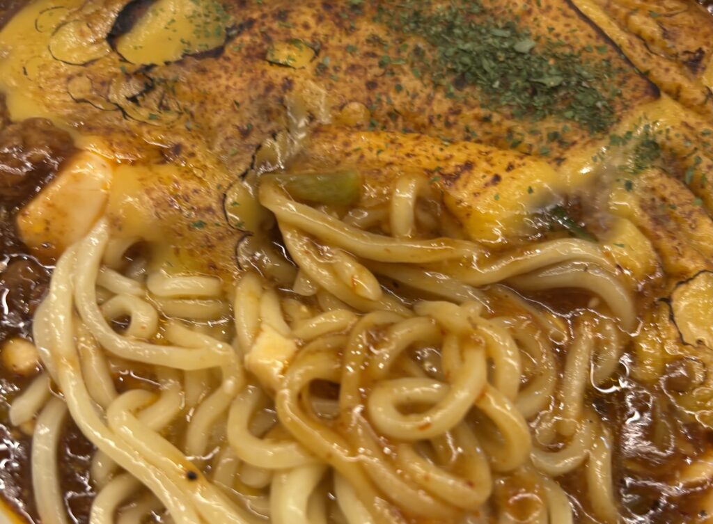 焼きチーズ麻婆麺の写真２