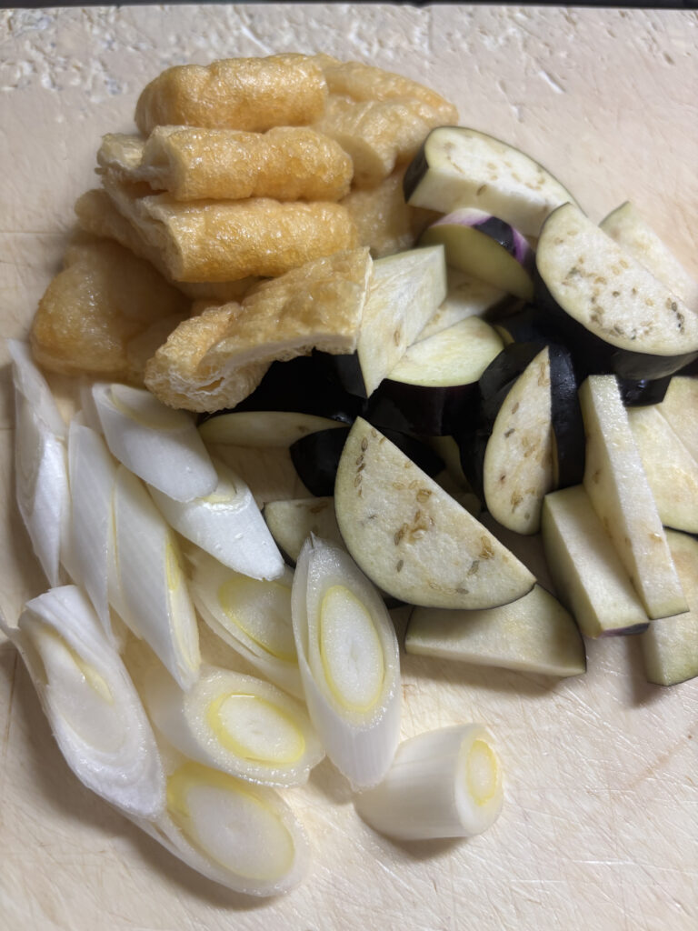 麻辣湯に使用する具材の画像