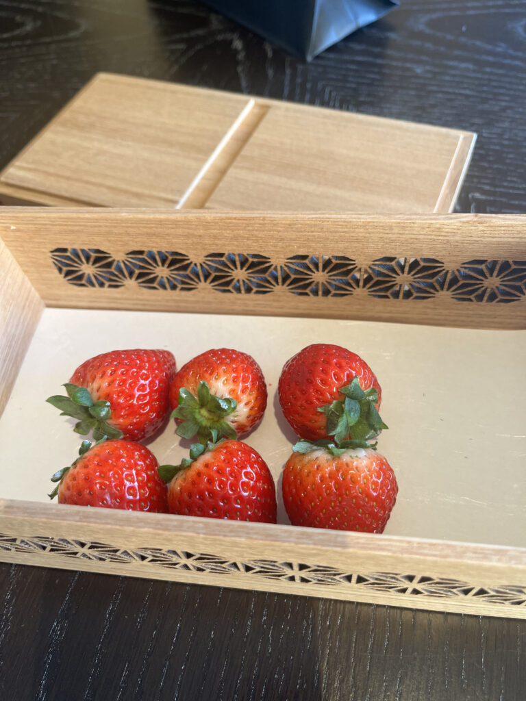 リッツカールトン日光のウェルカムフルーツ