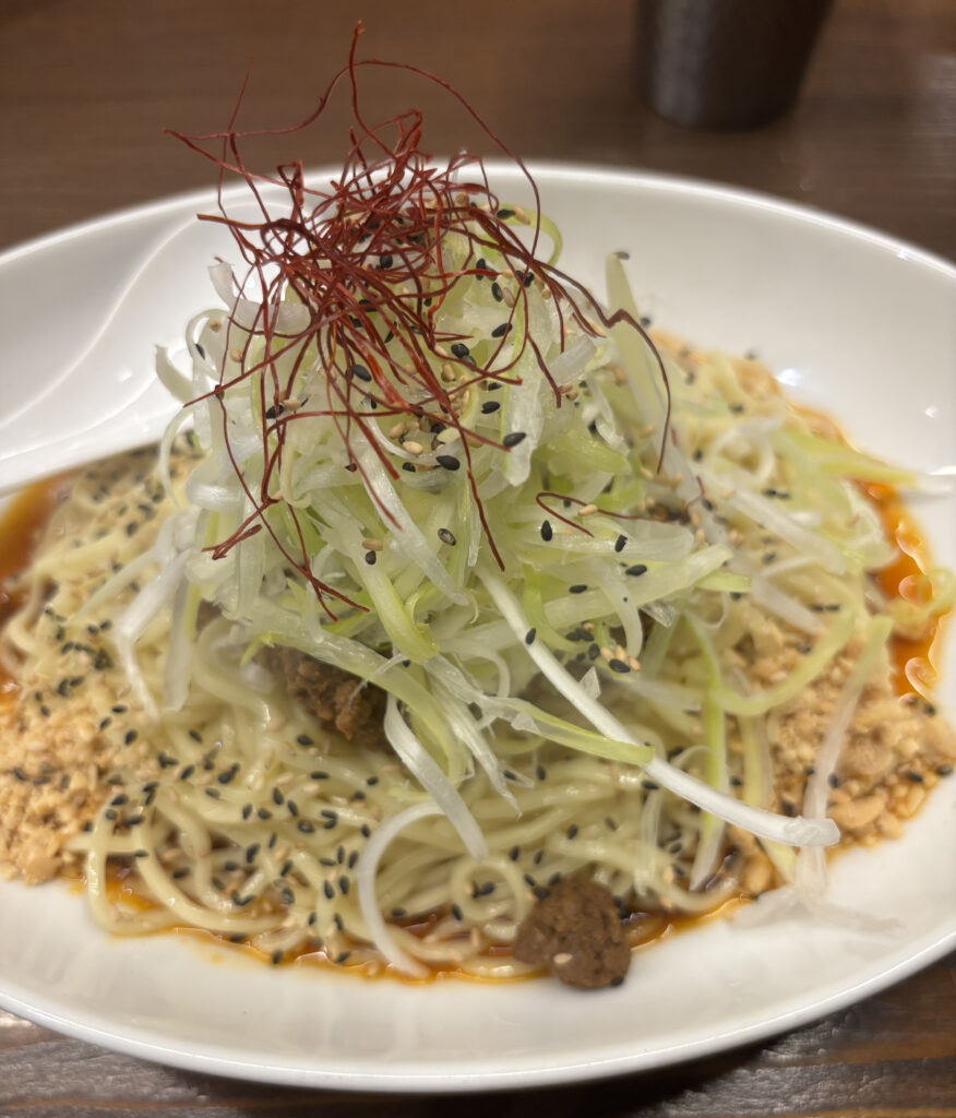 蝋燭屋の汁なし坦々麺