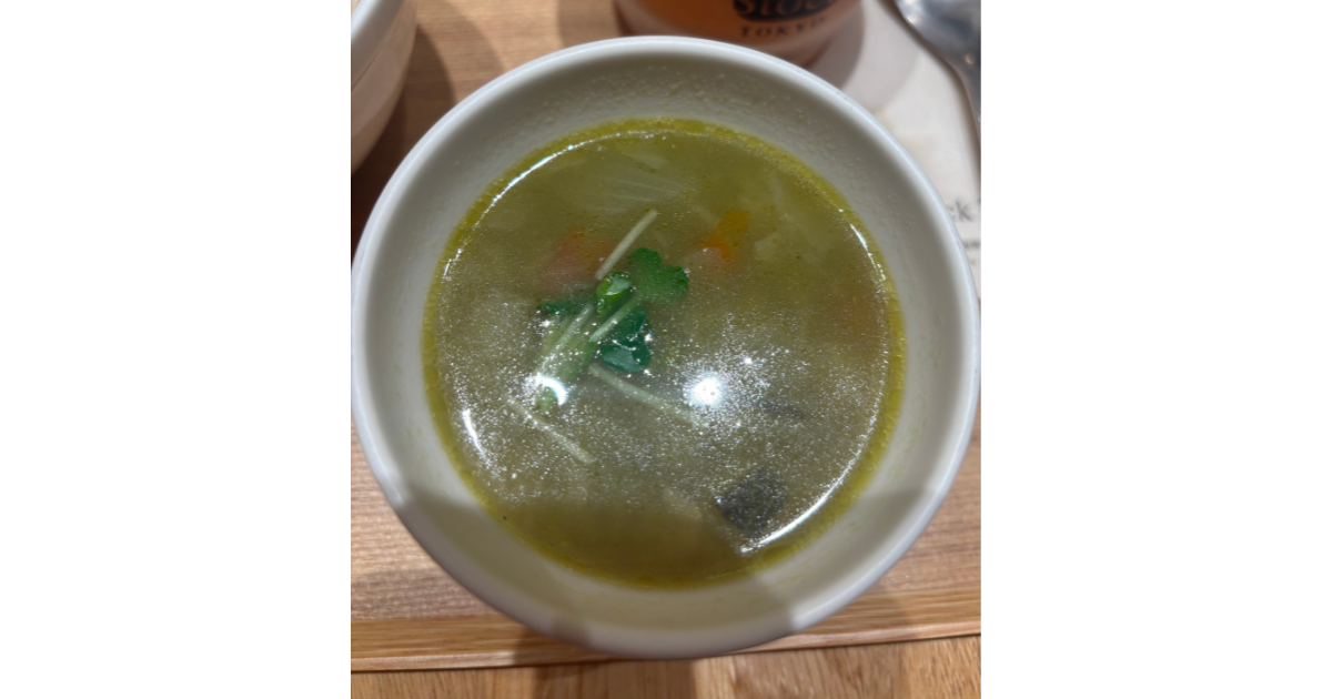タイトル画像：スープストックトーキョー「緑の野菜のミネストローネ」の画像